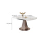Modern 1/2/5/7 Pieces Dining Set Stone Collapsible Dining Table for Dining Room