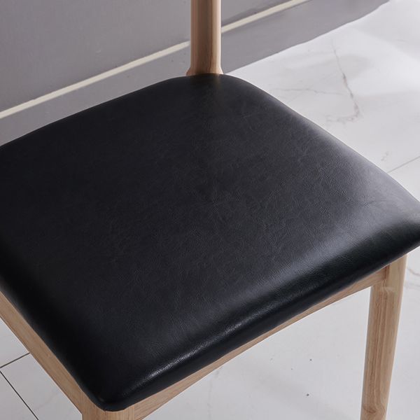 Indoor Scandinavian Side Chair Upholstered Open Back Wood Dining Room Chair Clearhalo ' kitchen&dining_furn' 'Dining Chairs' 'Dining Tables & Seating' 'dining_chair' 'furn' 'furn_dining_chair' 'Furniture' 'furniture_dining_chair' 'Kitchen & Dining Furniture' 'kitchen' 1200x1200_b21b9493-bbb8-4bc8-a249-f8b526240323