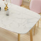 Metal Traditional Luxury Rectangle Indoor Table Sintered Stone Dining Table with Sled Base Clearhalo ' dining_table' 'Dining Tables & Seating' 'Dining Tables' 'furn' 'furn_dining_table' 'Furniture' 'furniture_dining_table' 'Kitchen & Dining Furniture' 'kitchen&dining_furn' 'kitchen' 'kitchen_dining_table' 1200x1200_b21cbb13-9073-4fc6-b85e-1f3499cd8754
