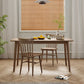 Rectangle Ash Wood Table Modern Dining Table in Walnut with 4 Legs for Restaurant Clearhalo ' dining_table' 'Dining Tables & Seating' 'Dining Tables' 'furn' 'furn_dining_table' 'Furniture' 'furniture_dining_table' 'Kitchen & Dining Furniture' 'kitchen&dining_furn' 'kitchen' 'kitchen_dining_table' 1200x1200_b21cf224-fa3d-4093-b078-ea69774c7c4e