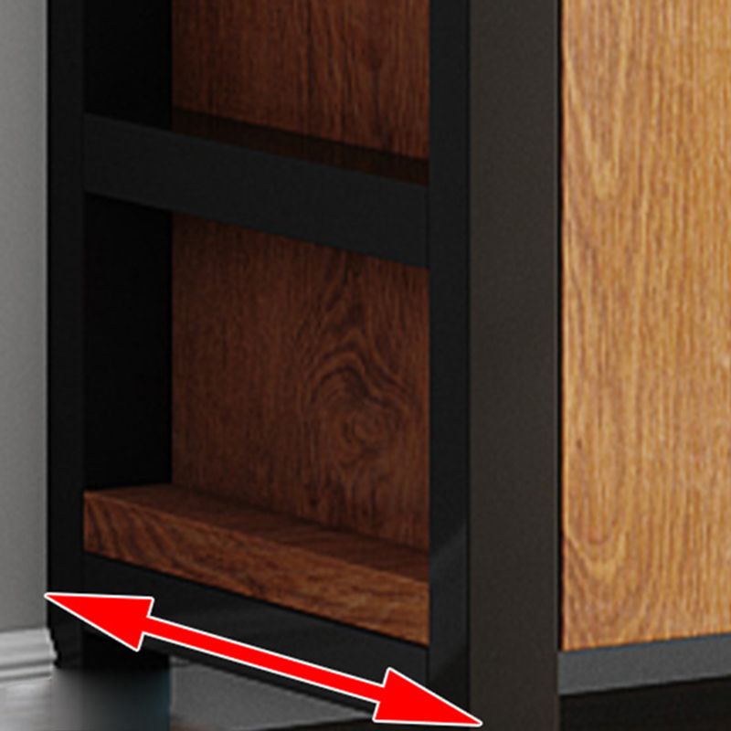 Libreria moderna di scaffali di stoccaggio aperto con mobili per la casa