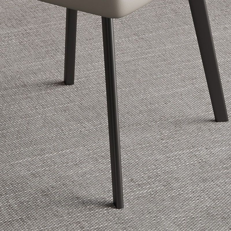 Contemporary Style Dining Chair Armless Chair with Metal Legs Clearhalo 'Dining Chairs' 'Dining Tables & Seating' 'dining_chair' 'furn' 'furn_dining_chair' 'Furniture' 'furniture_dining_chair' 'Kitchen & Dining Furniture' 1200x1200_b21f8ff6-464e-4e15-8a09-dbd78f30c16c