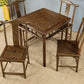Modern Simple Dining Table Square Dinner Table with Solid Wood Legs Clearhalo 'Dining Tables & Seating' 'Dining Tables' 'dining_table' 'furn' 'furn_dining_table' 'Furniture' 'Kitchen & Dining Furniture' 1200x1200_b2203ac5-022d-4052-851c-44c79ecd7a06