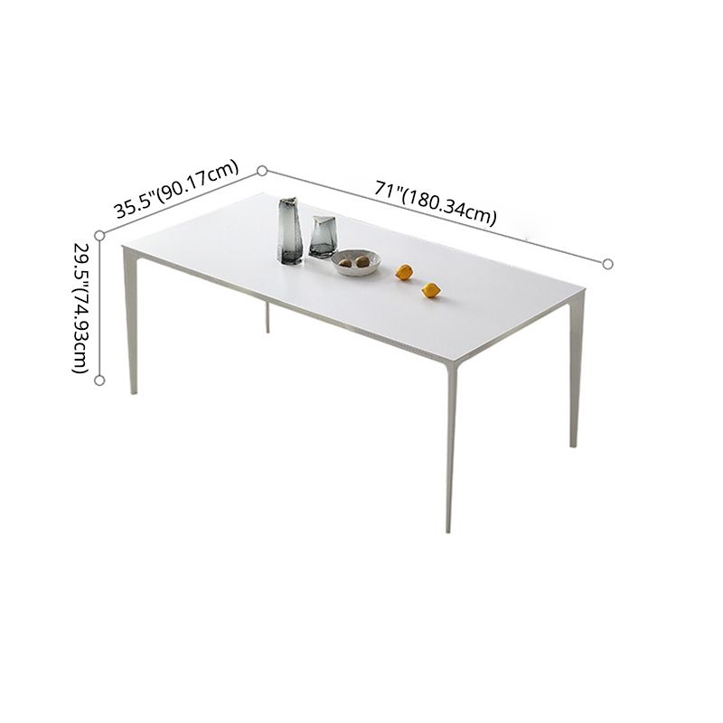 Dining Set Contemporary with Sintered Stone Dining Table and Upholstered Chairs Clearhalo 'Dining Room Sets' 'Dining Tables & Seating' 'dining_room_set' 'furn' 'furn_dining_room_set' 'Furniture' 'furniture_dining_room_set' 'Kitchen & Dining Furniture' 'kitchen&dining_furn' 'kitchen' 1200x1200_b22131f2-2de0-4132-b36f-abf5f5122f2f