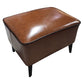 Mid-Century Modern Ottoman Faux Leather Upholstered Solid Color Ottoman with Chair Legs Clearhalo 'furn' 'furn_ottomans_poufs' 'Furniture' 'Living Room Furniture' 'Ottomans & Poufs' 'ottomans_poufs' 1200x1200_b2219cb9-108d-4981-8747-2ac362080ff8