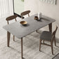 Modern Rectangle Counter Dining Table Brown Wood Finish Legs Dining Table Clearhalo 'Dining Tables & Seating' 'Dining Tables' 'dining_table' 'furn' 'furn_dining_table' 'Furniture' 'furniture_dining_table' 'Kitchen & Dining Furniture' 1200x1200_b221c3ac-5700-4419-bb3d-e41dc06763dd