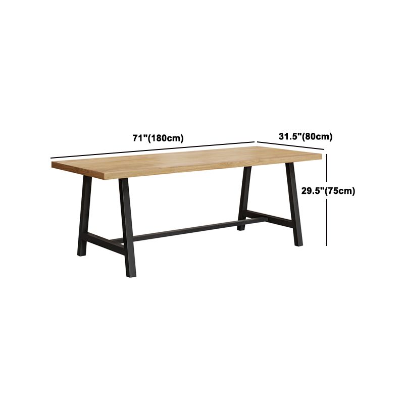 Modern 1/4/5 Pieces Dining Set Rectangle Pine Wood Dining Table for Kitchen Dining Room Clearhalo 'Dining Room Sets' 'Dining Tables & Seating' 'dining_room_set' 'furn' 'furn_dining_room_set' 'Furniture' 'Kitchen & Dining Furniture' 1200x1200_b2227b41-4a0b-446e-a95e-c2bc9a9476c8