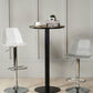 Contemporary Swivel Adjustable Height Stool Matte Finish Plastic Home Barstool Clearhalo 'Bar Furniture' 'Bar Stools' 'bar_stools' 'Furniture' 'furniture_bar_stools' 'Kitchen & Dining Furniture' 1200x1200_b223fd6a-fae6-4b05-a9be-b9f9e04f7e98