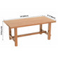Contemporary Rectangle Shape Standard Dining Table Solid Wood Kitchen Dining Table with Trestle Base Clearhalo ' dining_table' 'Dining Tables & Seating' 'Dining Tables' 'furn' 'furn_dining_table' 'Furniture' 'furniture_dining_table' 'Kitchen & Dining Furniture' 'kitchen&dining_furn' 'kitchen' 'kitchen_dining_table' 1200x1200_b2240830-9128-4694-a4a8-4eac1513dd15
