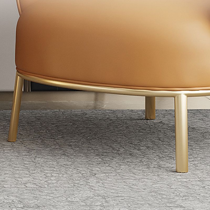 Solid Wood Lounge Chair Water Resistant Side Chair with Metal Legs Clearhalo 'Accent Chairs' 'accent_chairs' 'Chairs & Seating' 'furn' 'furn_accent_chairs' 'Furniture' 'Living Room Furniture' 1200x1200_b2248edc-d781-4522-b406-c61121b5cb1c