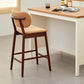 Modern Style Bar Stool Wooden Base Bar Stools for Dining Room
