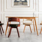 Wood Modern Dining Arm Chair with Color Cushion Open Back Dining Side Chair for Home Clearhalo ' kitchen&dining_furn' 'Dining Chairs' 'Dining Tables & Seating' 'dining_chair' 'furn' 'furn_dining_chair' 'Furniture' 'furniture_dining_chair' 'Kitchen & Dining Furniture' 'kitchen' 1200x1200_b2261452-6c21-4a61-912f-c4c66d3d10a2