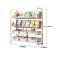 Metal Bookcase Matter Finish Contemporary Etagere Shelf Bookcase Clearhalo 'Bookcases' 'furn' 'furn_bookcases' 'Furniture' 'Office Furniture' 1200x1200_b226df2f-b8da-4ed2-b551-e8d049ed29d3