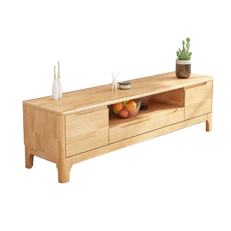 Scandinavian TV Console Solid Wood TV Media Console for Living Room Clearhalo 'furn' 'furn_tv_stands_entertainment_centers' 'Furniture' 'Living Room Furniture' 'TV Stands & Entertainment Centers' 'TV Stands & Media Storage Furniture' 'tv_stands_entertainment_centers' 1200x1200_b2275b97-4ffd-4a4c-8092-32151db3b144