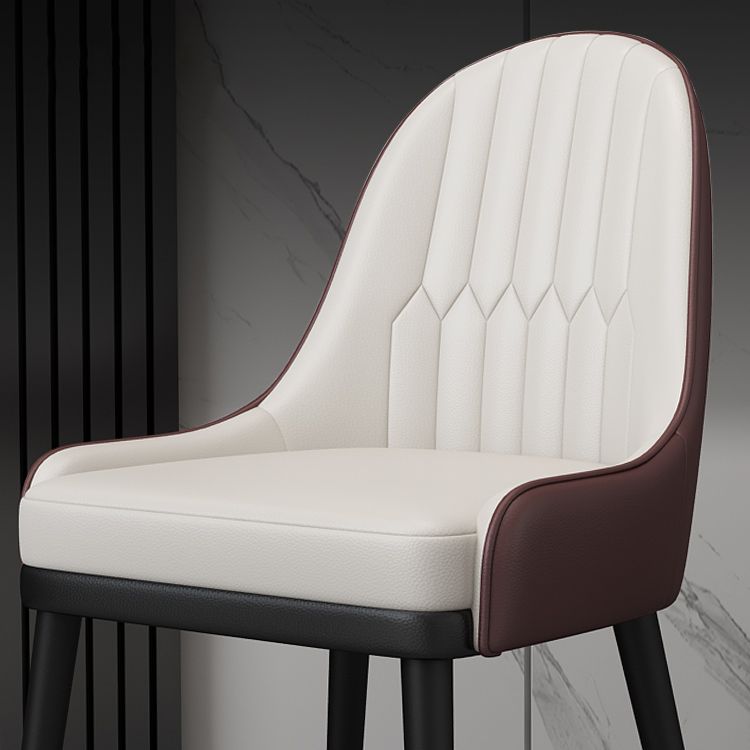 Scandinavian Style Metal Chair Dining Room Parsons Back Chairs (Set of 2) Clearhalo ' kitchen&dining_furn' 'Dining Chairs' 'Dining Tables & Seating' 'dining_chair' 'furn' 'furn_dining_chair' 'Furniture' 'furniture_dining_chair' 'Kitchen & Dining Furniture' 'kitchen' 1200x1200_b2285f42-82c6-4a27-99c7-2d321de63624