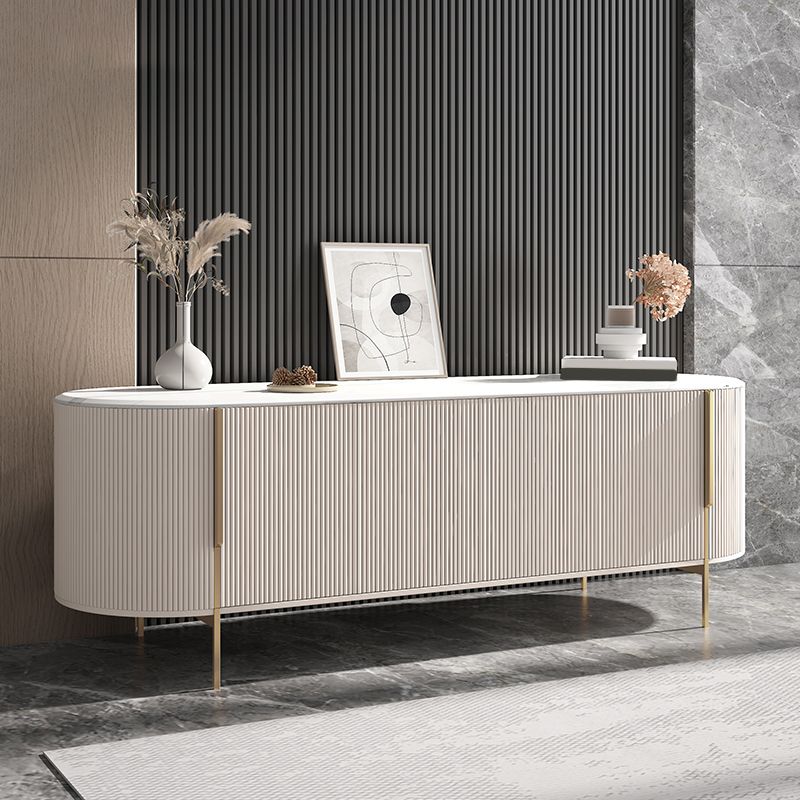 Stone Media Console Contemporary TV Media Stand for Living Room Clearhalo 'furn' 'furn_tv_stands_entertainment_centers' 'Furniture' 'Living Room Furniture' 'TV Stands & Entertainment Centers' 'TV Stands & Media Storage Furniture' 'tv_stands_entertainment_centers' 1200x1200_b22bcd85-3b44-4aca-8701-942ae69b1cf6