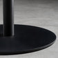41.3"H Industrial Pedestal Pub Table Round Bistro Bar Solid Wood Table