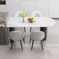 Metal Modern Free Form Dining Table Sintered Stone Table for Dining Room and Kitchen Clearhalo ' dining_table' 'Dining Tables & Seating' 'Dining Tables' 'furn' 'furn_dining_table' 'Furniture' 'furniture_dining_table' 'Kitchen & Dining Furniture' 'kitchen&dining_furn' 'kitchen' 'kitchen_dining_table' 1200x1200_b22ea3b5-825f-4e11-8344-0c0bb7330993