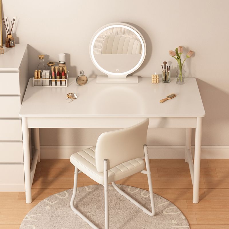 Wit hedendaagse make-up ijdelheid hout ijdelheid kaptafel