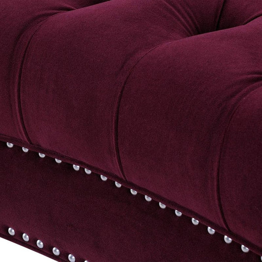 Classic Glam 3-seater Sofa Rolled Arm Couch with Tufted Back for Living Room Clearhalo 'Furniture' 'furniture_sofas' 'Living Room Furniture' 'Sofa' 'sofas' 1200x1200_b234934c-0b3e-49b7-9cda-6e5d1a8ea472