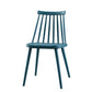 Modern Plastic Chair Slat Back Side Chair Wood in Matte Finish for Home