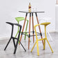 Contemporary Style Backless Plastic Stackable Bar Stool for Home Clearhalo 'Bar Furniture' 'Bar Stools' 'bar_stools' 'furn' 'furn_bar_stools' 'Furniture' 'Kitchen & Dining Furniture' 1200x1200_b2355dd5-e0cf-49b6-809b-dee113ab02e1