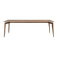 Mid-Century Modern Dining Table Solid Wood Kitchen Fixed Desk