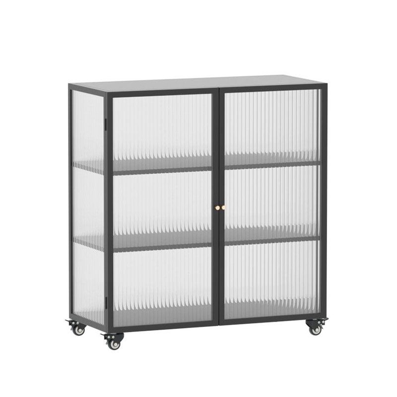 Porte di vetro contemporanee Curio Curio Armadio in metallo per sala da pranzo