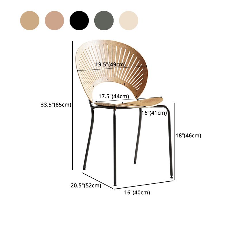 Industrial Style Metal Chairs Dining Room Open Back Side Chair (Set of 2) Clearhalo ' kitchen&dining_furn' 'Dining Chairs' 'Dining Tables & Seating' 'dining_chair' 'furn' 'furn_dining_chair' 'Furniture' 'furniture_dining_chair' 'Kitchen & Dining Furniture' 'kitchen' 1200x1200_b2390c43-d5d0-463d-bff6-9ac5a67f118e