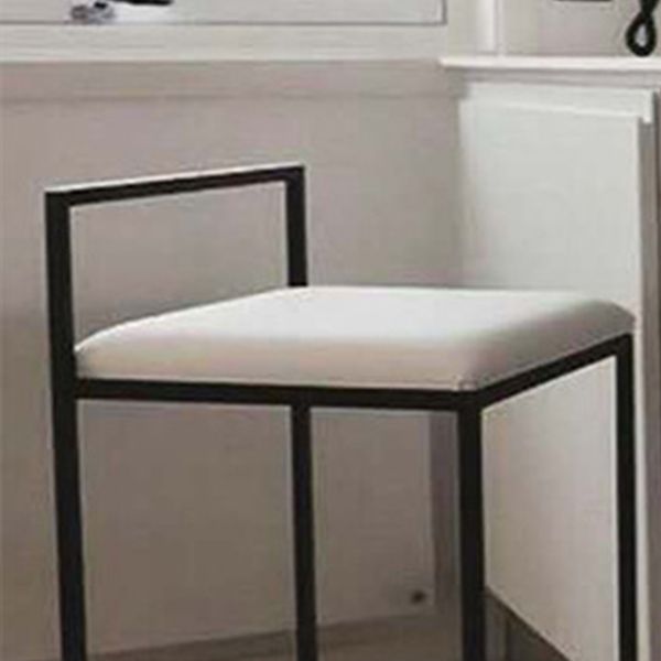 Industrial Low Back Stool Rectangle Upholstered Bar Stools for Living Room Clearhalo 'Bar Furniture' 'Bar Stools' 'bar_stools' 'furn' 'furn_bar_stools' 'Furniture' 'Kitchen & Dining Furniture' 1200x1200_b23b2def-4b71-45b3-bba1-029d85980cb2