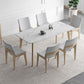 Modern Sintered Stone Top Dining Set Rectangle 1/2/5/6/7 Pieces Dining Table with Chairs Clearhalo 'Dining Room Sets' 'Dining Tables & Seating' 'dining_room_set' 'furn' 'furn_dining_room_set' 'Furniture' 'furniture_dining_room_set' 'Kitchen & Dining Furniture' 1200x1200_b23ce2b7-a0f6-437e-b03b-d457206fff8a