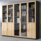 Contemporary Bookcase Closed Back Engineered Wood Vertical Shelf Bookcase