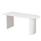 Contemporary White Stone Top Dinette Table White Base Dining Table for Living Room Clearhalo 'Dining Tables & Seating' 'Dining Tables' 'dining_table' 'furn' 'furn_dining_table' 'Furniture' 'furniture_dining_table' 'Kitchen & Dining Furniture' 1200x1200_b24124d8-8f98-483e-bd77-5201acf6829e