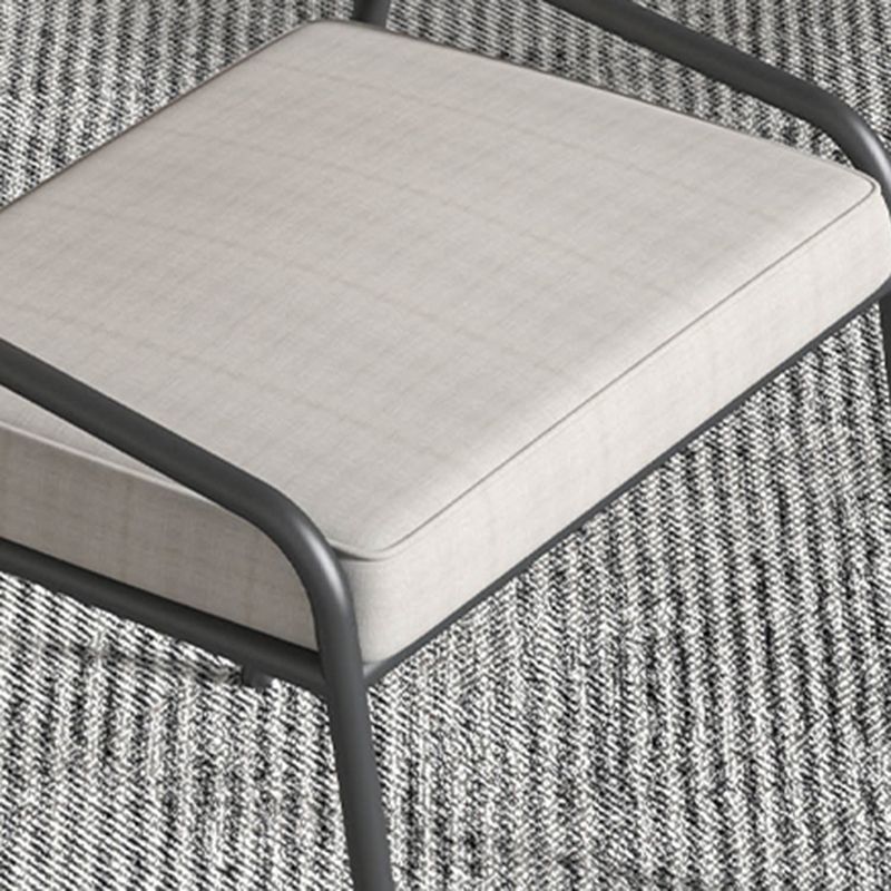 Industrial Style Linen Fabric Dining Chairs Open Back Dining Side Chairs Clearhalo ' kitchen&dining_furn' 'Dining Chairs' 'Dining Tables & Seating' 'dining_chair' 'furn' 'furn_dining_chair' 'Furniture' 'furniture_dining_chair' 'Kitchen & Dining Furniture' 'kitchen' 1200x1200_b2423063-568b-4f2a-9aba-cf503e805ad5