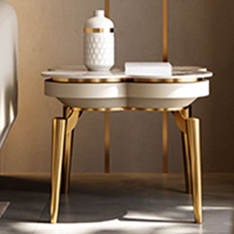 19.7inch Tall Side Table 4 Legs Base Type Slate  Nesting Tables