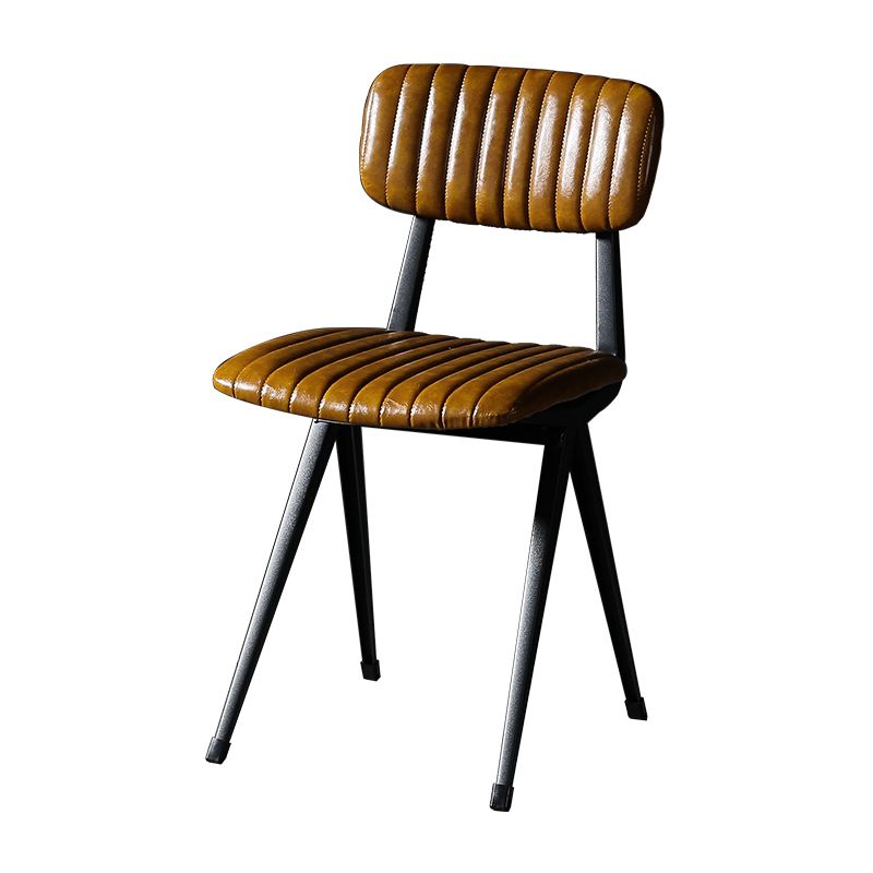 Sala da pranzo contemporanea aperta sedia da pranzo in metallo