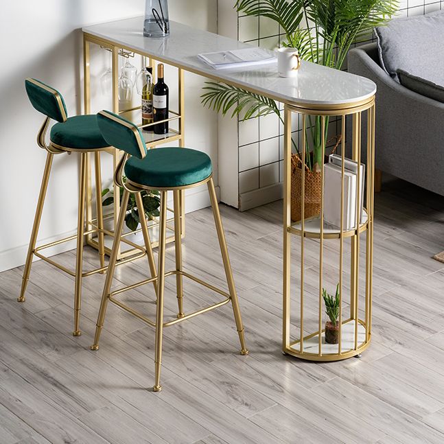 Marble Indoor Double Pedestal Cocktail Bar Table Storage Modern Pub/Bar Table Clearhalo 'Bar Furniture' 'Bar Tables' 'bar_tables' 'furn' 'furn_bar_tables' 'Furniture' 'furniture_bar_tables' 'Kitchen & Dining Furniture' 'kitchen&dining_furn' 'kitchen' 1200x1200_b2439eec-e88f-4d49-9834-ecb96dc5d5a8