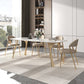 Nordic Glam Sintered Stone Dining Table Set 1/4/5/7 Pieces Dining Set for Home Clearhalo 'Dining Room Sets' 'Dining Tables & Seating' 'dining_room_set' 'furn' 'furn_dining_room_set' 'Furniture' 'furniture_dining_room_set' 'Kitchen & Dining Furniture' 1200x1200_b243b744-3c73-4370-9819-11553cb02256