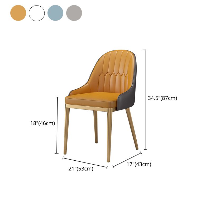 Glam Iron Dinette Set 1/2/5/7 Pieces Rectangle Dining Table Set with White Sintered Stone