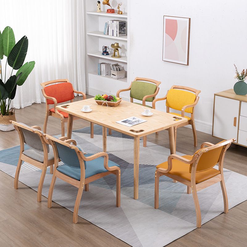Modern Style Wood Indoor-Outdoor Chair Open Back Dining Side Chairs Sets Clearhalo ' kitchen&dining_furn' 'Dining Chairs' 'Dining Tables & Seating' 'dining_chair' 'furn' 'furn_dining_chair' 'Furniture' 'furniture_dining_chair' 'Kitchen & Dining Furniture' 'kitchen' 1200x1200_b2456768-da9b-4f87-81bc-892a60841b2d