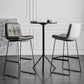 Scandinavian Coffee Shop Footrest Stool Matte Finish Upholstered Barstool Clearhalo 'Bar Furniture' 'Bar Stools' 'bar_stools' 'Furniture' 'furniture_bar_stools' 'Kitchen & Dining Furniture' 1200x1200_b2462819-dc2f-4fde-99e3-f8d59c1c9ad9