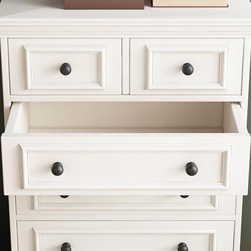 Coffre de rangement en bois vertical traditionnel américain coffre en bois pour chambre à coucher