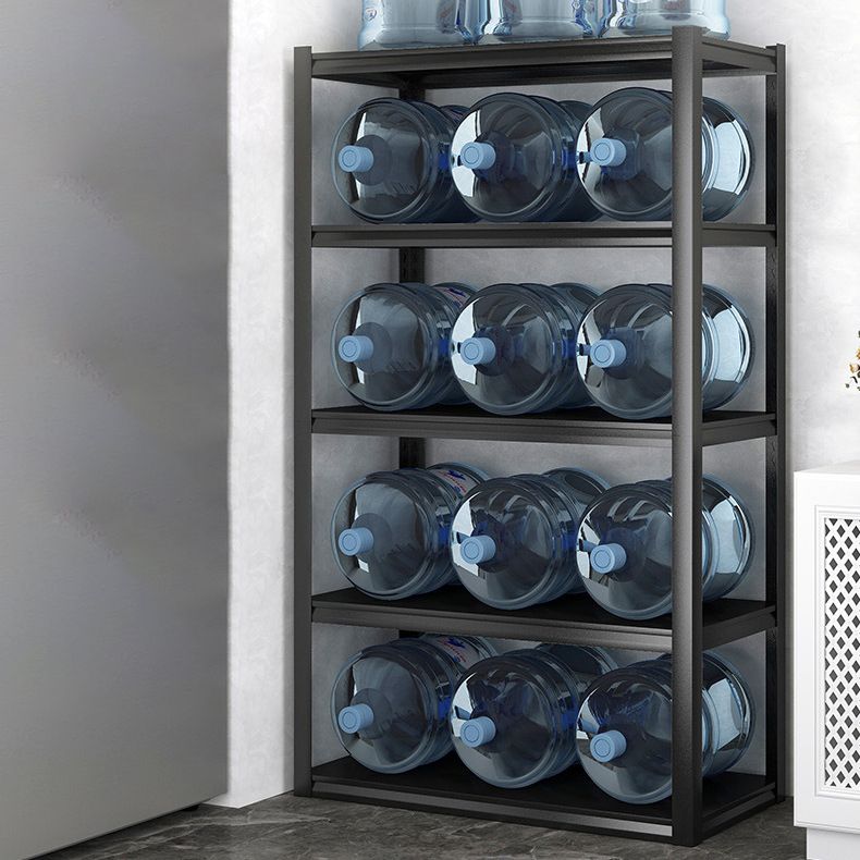 Etagere Contemporary Bookcase Metal Open Back Bookshelf with Shelves