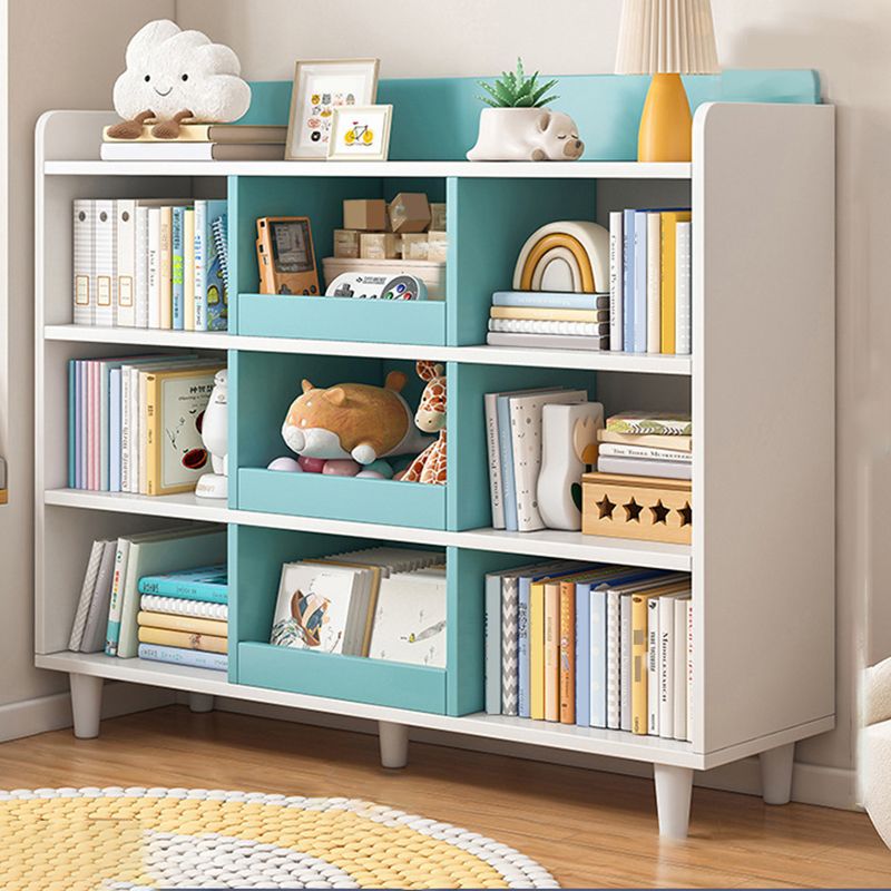 11.8"H Modern Bookshelf Engineered Wood 4-Shelf Standard Bookcase for Home Office Clearhalo 'Bookcases' 'furn' 'furn_bookcases' 'Furniture' 'Office Furniture' 1200x1200_b2483d54-a046-4529-b4ef-33967ea2b8fe