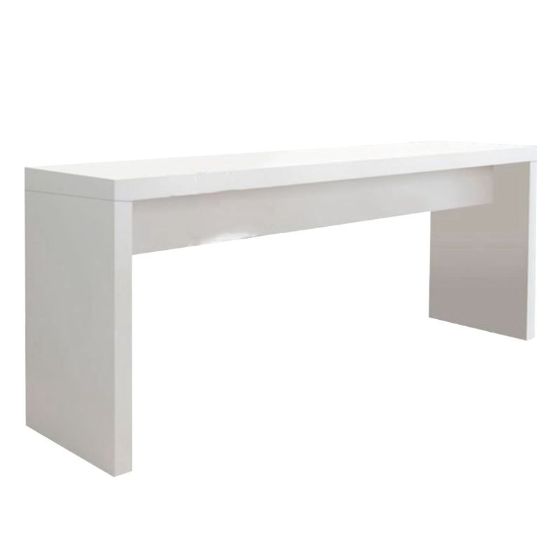 Rectangle Bistro Accent Dining Table White Pub Height Dining Table Clearhalo 'Bar Furniture' 'Bar Tables' 'bar_tables' 'furn' 'furn_bar_tables' 'Furniture' 'Kitchen & Dining Furniture' 1200x1200_b24a311b-925f-49bf-8c64-356b35a67f4e