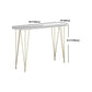 Mesa de bar rectangular Glam, mesa de mostrador de madera maciza de 1/2/3 piezas con taburetes tapizados