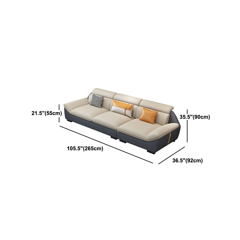 Divano in pelle finta del Nord Europa cucito cuscino per cuscini con cuscini