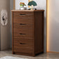 16" W Solid Wood Vertical Lingerie Chest Storage Chest Dresser with Drawers for Bedroom Clearhalo 'Bedroom Furniture' 'Dressers & Chests' 'dressers_chests' 'furn' 'furn_dressers_chests' 'Furniture' 1200x1200_b24b710d-765f-4822-a650-f49be38301c2