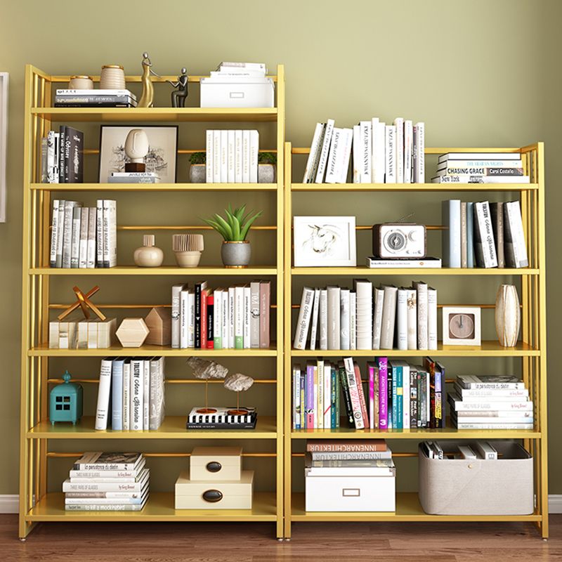 Libreria in metallo moderno libreria Etagere con retro aperto 70 "H x 19,7" W