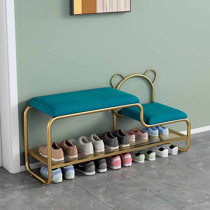 Cushioned Seating Bench Rectangle Shoe Storage Entryway Bench , 12.5 inch W Clearhalo 'Benches' 'Chairs & Seating' 'furn' 'furn_benches' 'Furniture' 'Living Room Furniture' 1200x1200_b250d7bf-5e3a-4823-b239-1e8a9433dae3